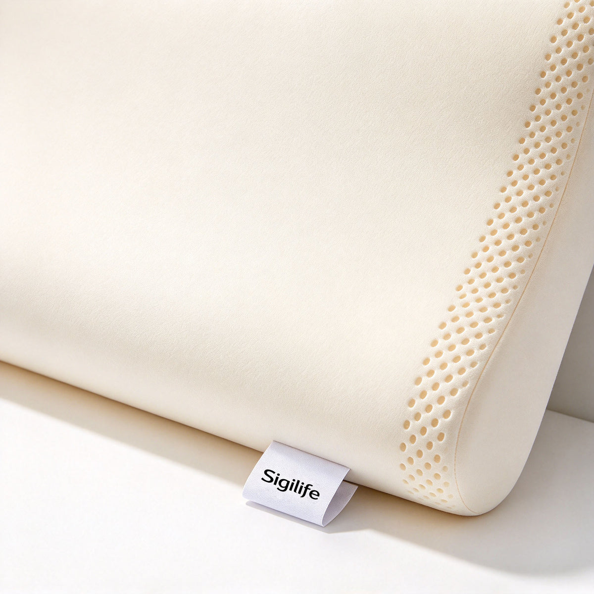Sigilife Memory Foam Pillow, Ergonomic Contour Neck Support Pillow for Side Back Sleepers, Breathable Cooling Bed Pillow, Vacuum Compressed Shipment