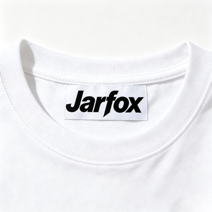 Jarfox Men's Classic Short Sleeve Crew Neck T-Shirt, Casual Solid White Basic Tee Top for Daily Wear
