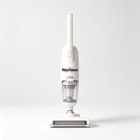 Worldeer Lightweight 2-in-1 Upright Handheld Vacuum Cleaner, Powerful Suction Bagless Vacuum with Comfort Ergonomic Handle, Washable Filter for Hardwood Carpet Pet Hair Home Cleaning