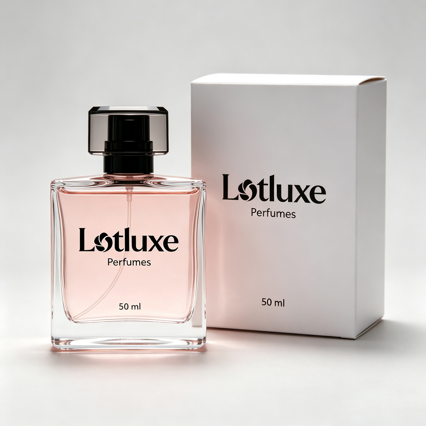Lotluxe Women Eau de Toilette Perfume, Long Lasting Floral Fruity Soft Fragrance, Square Glass Bottle Perfume Gift Box for Dating Daily Office