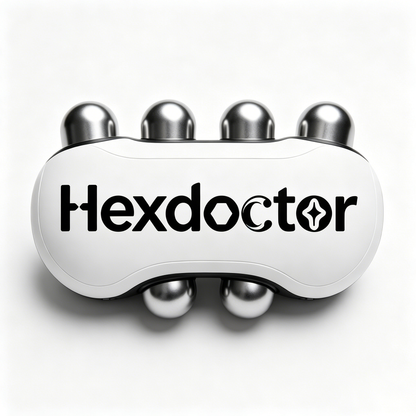 Hexdoctor Ball Electric Rolling Massager, USB Rechargeable Deep Tissue Muscle Roller, Portable Body Massager for Neck, Back, Shoulder, Leg Soreness Relief