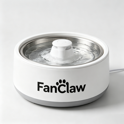【FanClaw Pet Water Fountain】—— Fresh & Hydrating Water Source for Cats & Dogs
