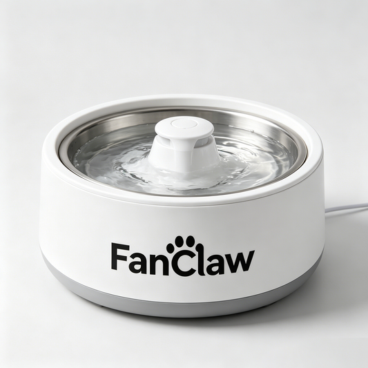 【FanClaw Pet Water Fountain】—— Fresh & Hydrating Water Source for Cats & Dogs