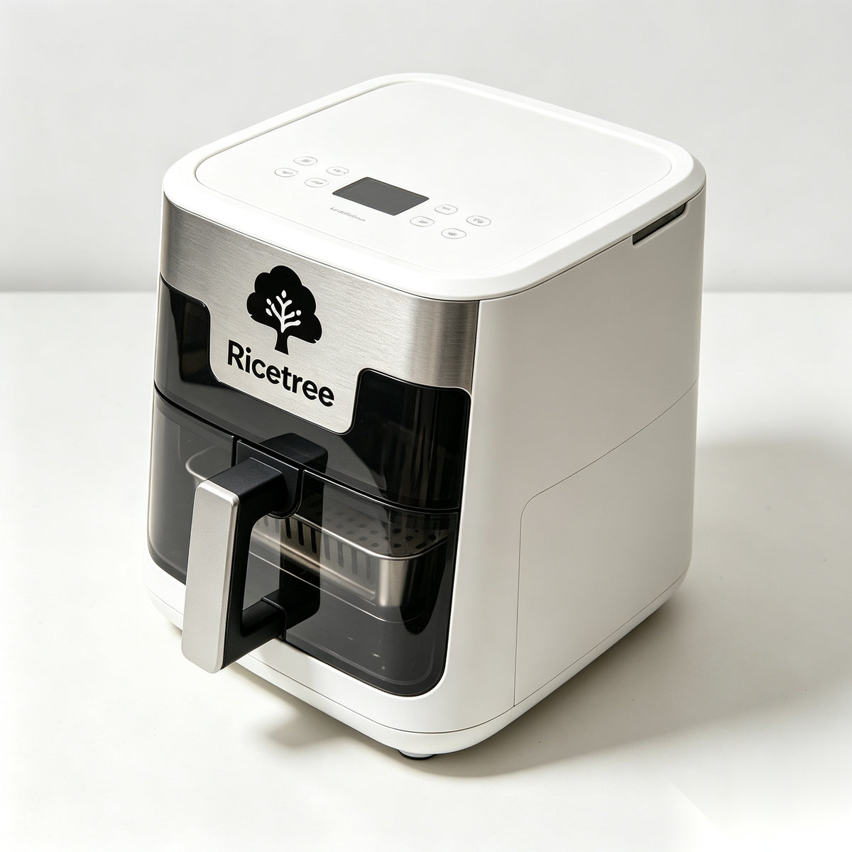 Ricetree Digital Air Fryer, Large Capacity Visible Window Air Fryer Oven for Healthy Oil-Free Home Cooking