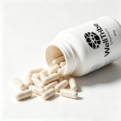 WellTribe Multi‑Vitamin Daily Supplement Capsules, Premium Natural Wellness Vitamins