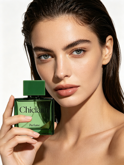 Chiclaim Eau de Parfum for Women - Fresh Green Woody Scent, Long Lasting Fragrance, Luxury Perfume for Daily & Special Occasions