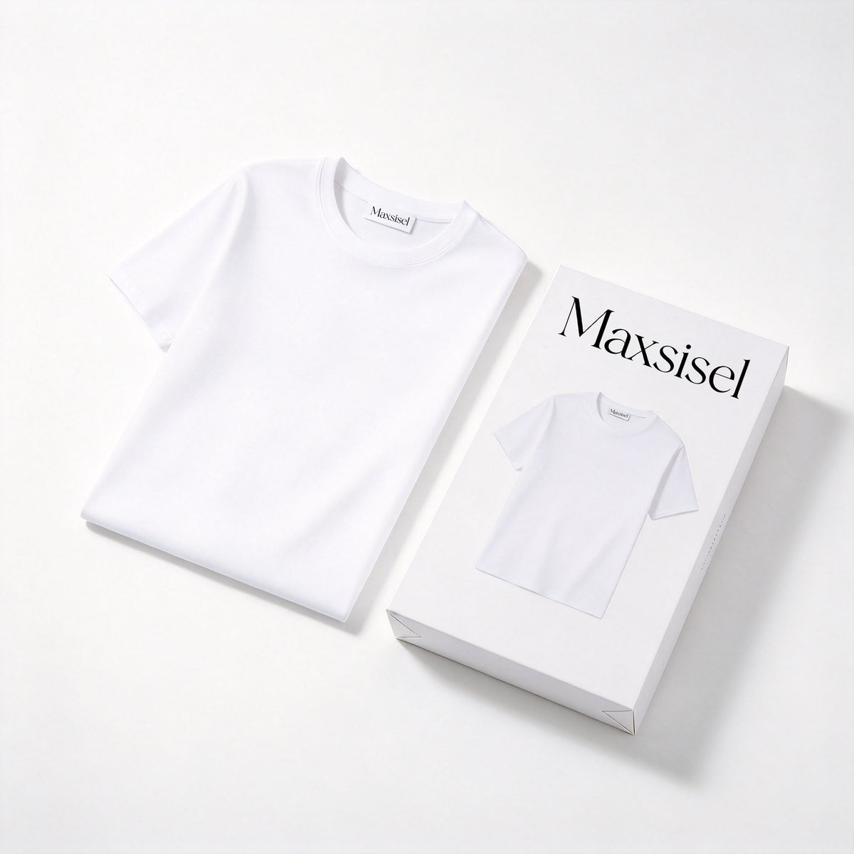 Maxsisel Classic Crew Neck Cotton T-Shirt, Soft Breathable Short Sleeve Tee, Versatile Basic Solid Casual Tops for Men Daily Wear