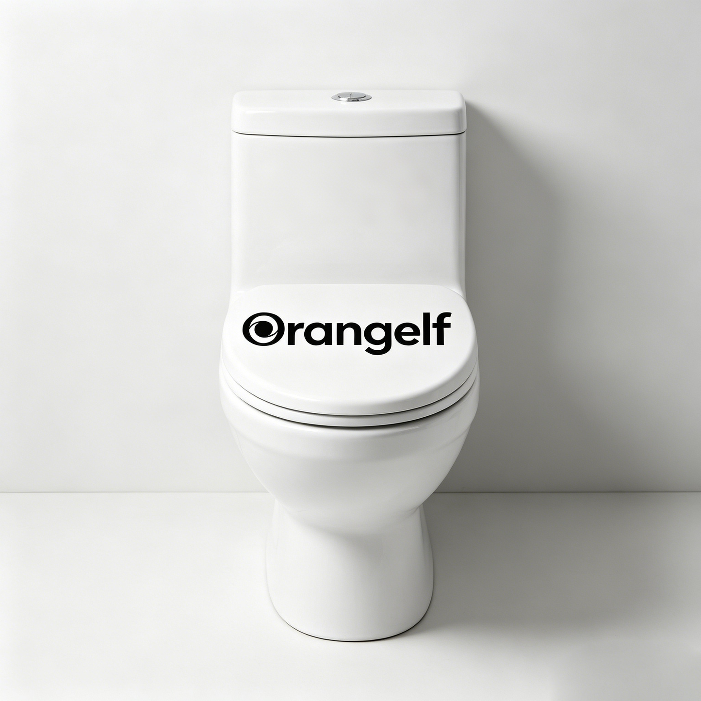 Orangelf One-Piece Toilet, 1.28 GPF High Efficiency Flush, Comfort Height Elongated Bowl, Soft Close Seat, Modern White Ceramic Toilet for Bathroom, Standard Size, Easy Installation