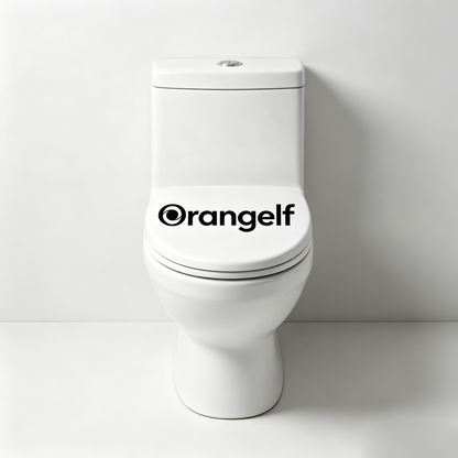 Orangelf One-Piece Toilet, 1.28 GPF High Efficiency Flush, Comfort Height Elongated Bowl, Soft Close Seat, Modern White Ceramic Toilet for Bathroom, Standard Size, Easy Installation