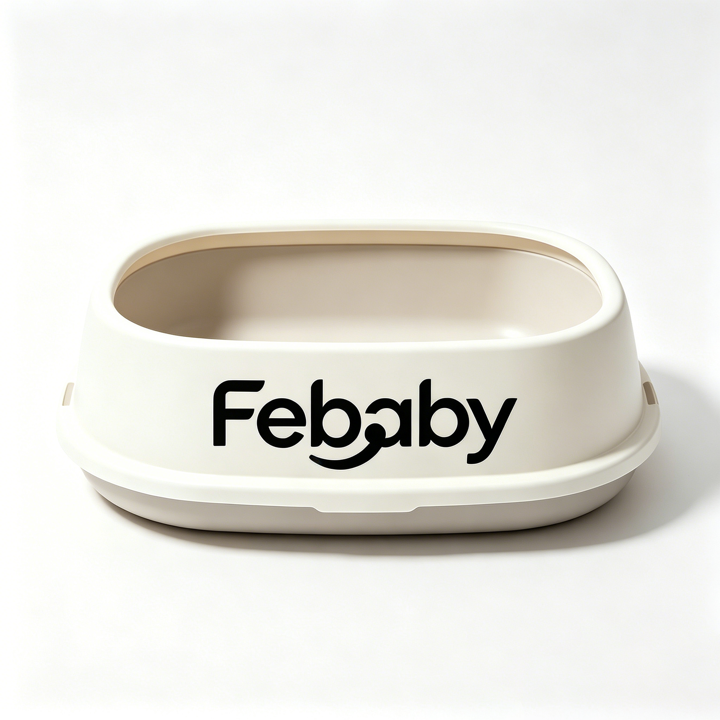 【Febaby Semi-Open Cat Litter Box】—— Your Cat’s Clean & Stylish Toilet Choice
