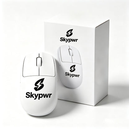 Skypwr Wireless Computer Mouse, Lightweight Ergonomic Wireless Mice, Silent Click Portable Wireless Mouse for Laptop Desktop PC Office Home Use