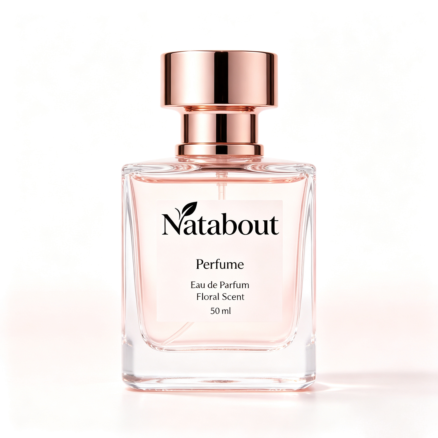 Natabout Women’s Floral Eau de Parfum, Long Lasting Romantic Floral Scent Perfume, Elegant Glass Bottle Fragrance Gift for Her Daily Date Wedding