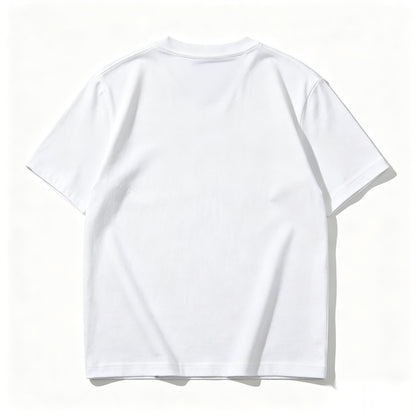 Yogangle Crew Neck Short-Sleeve T-Shirt, Soft Cotton Solid White Everyday Basic Tee for Men