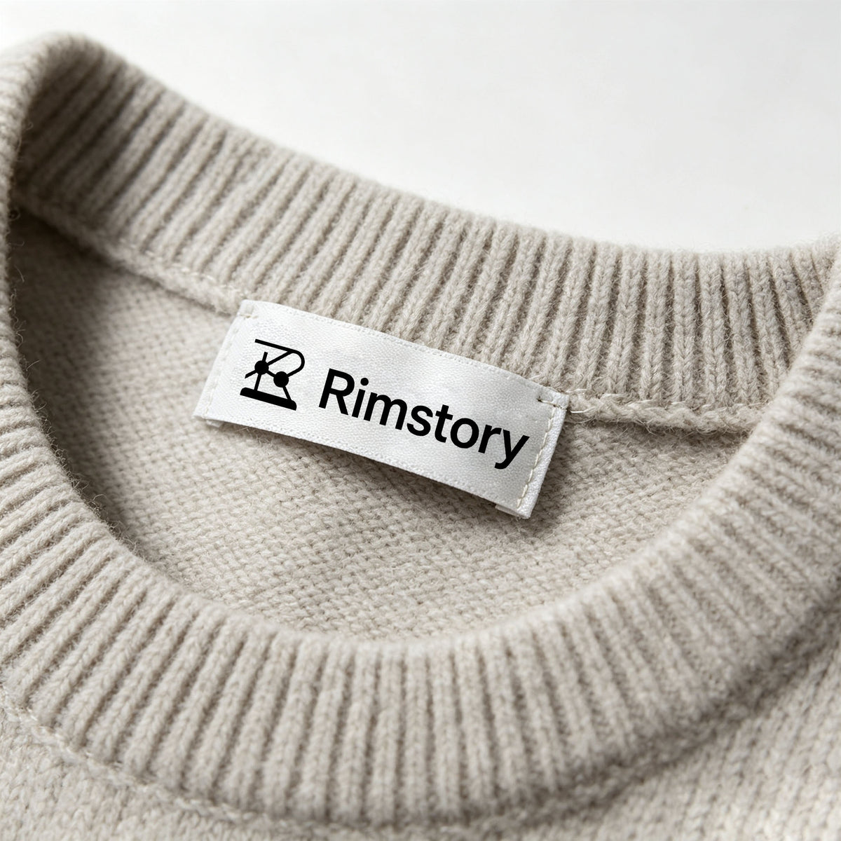 Rimstory Relaxed Knit Pullover Sweater, Classic Crew Neck Warm Long‑Sleeve Top for Daily Outfits