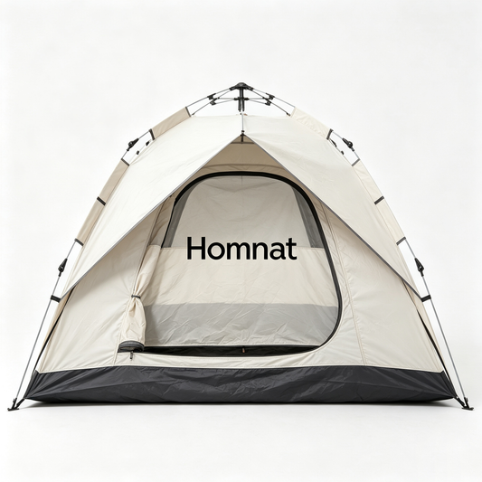 Homnat Automatic Pop Up Camping Tent for 2-3 People, Waterproof Windproof Lightweight Dome Tent, Portable Outdoor Backpacking Tent with Storage Box