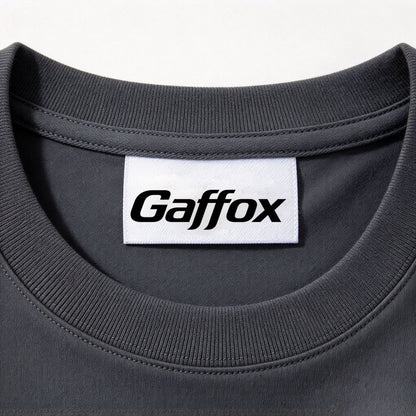 Gaffox Men's Crew Neck Short Sleeve T-Shirt, Loose Fit Cropped Casual Tee, Soft Breathable Basic T-Shirts for Men Daily Outfit