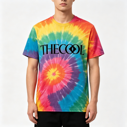 【THECOOL Tie-Dye Cotton T-shirt】—— Bold Style & All-Day Comfort