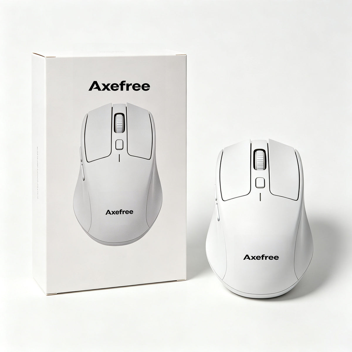 Axefree Wireless Computer Mouse, Ergonomic Right-Handed PC Mouse, Multi Adjustable DPI, Silent Click Cordless Mouse for Laptop Desktop Office and Daily Use