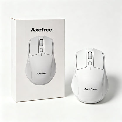 Axefree Wireless Computer Mouse, Ergonomic Right-Handed PC Mouse, Multi Adjustable DPI, Silent Click Cordless Mouse for Laptop Desktop Office and Daily Use