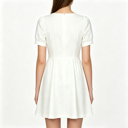 【Milksea White Letter Print Dress】—— Ideal Match of Sweetness & Daily Comfort