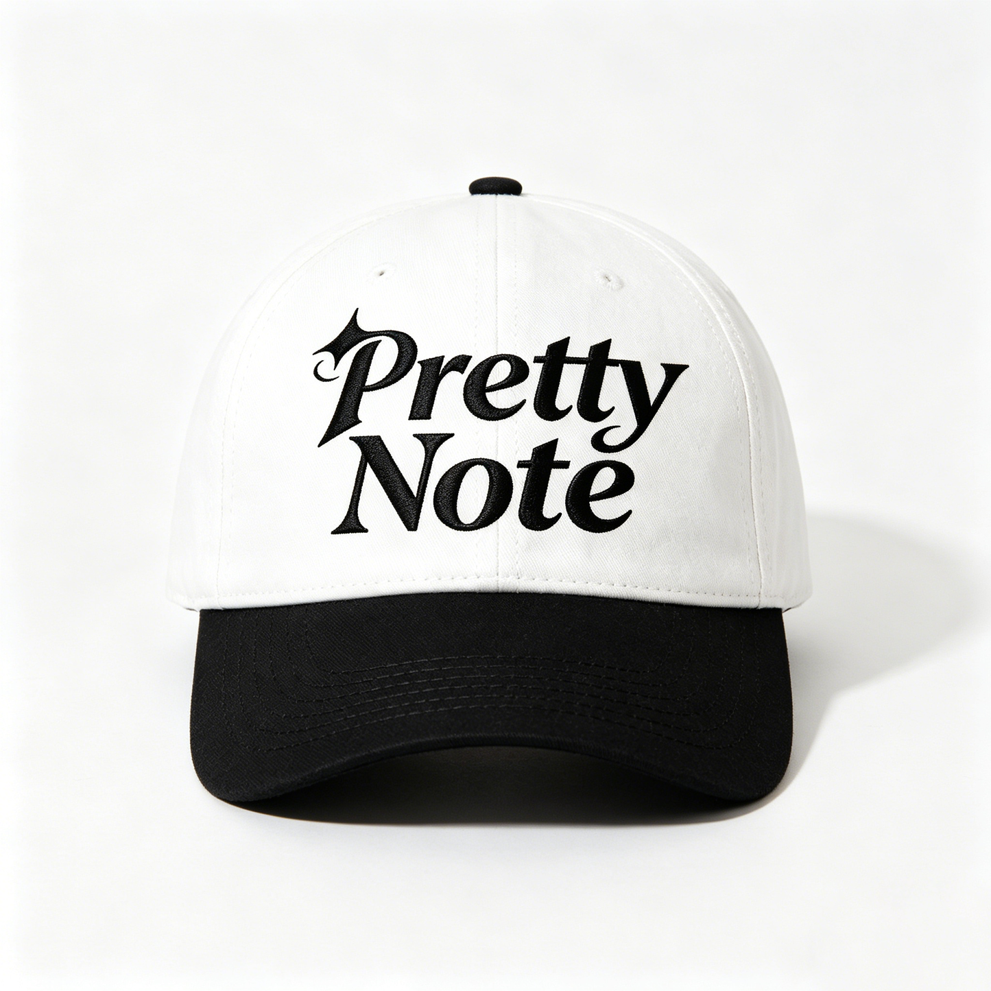 【Pretty Note Two-Tone Baseball Cap】—— Your Go-To Accessory for Style & Sun Protection