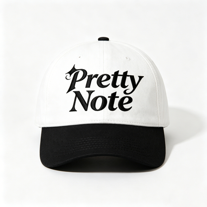 【Pretty Note Two-Tone Baseball Cap】—— Your Go-To Accessory for Style & Sun Protection