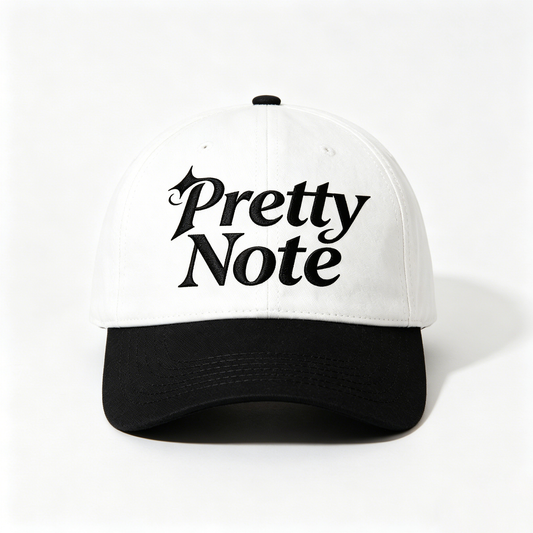 【Pretty Note Two-Tone Baseball Cap】—— Your Go-To Accessory for Style & Sun Protection