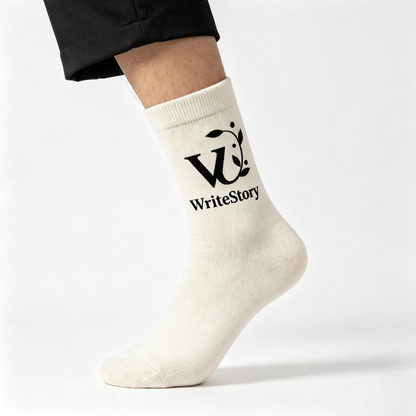 【W WriteStory Logo Socks】—— Minimalist Style & Comfort Choice