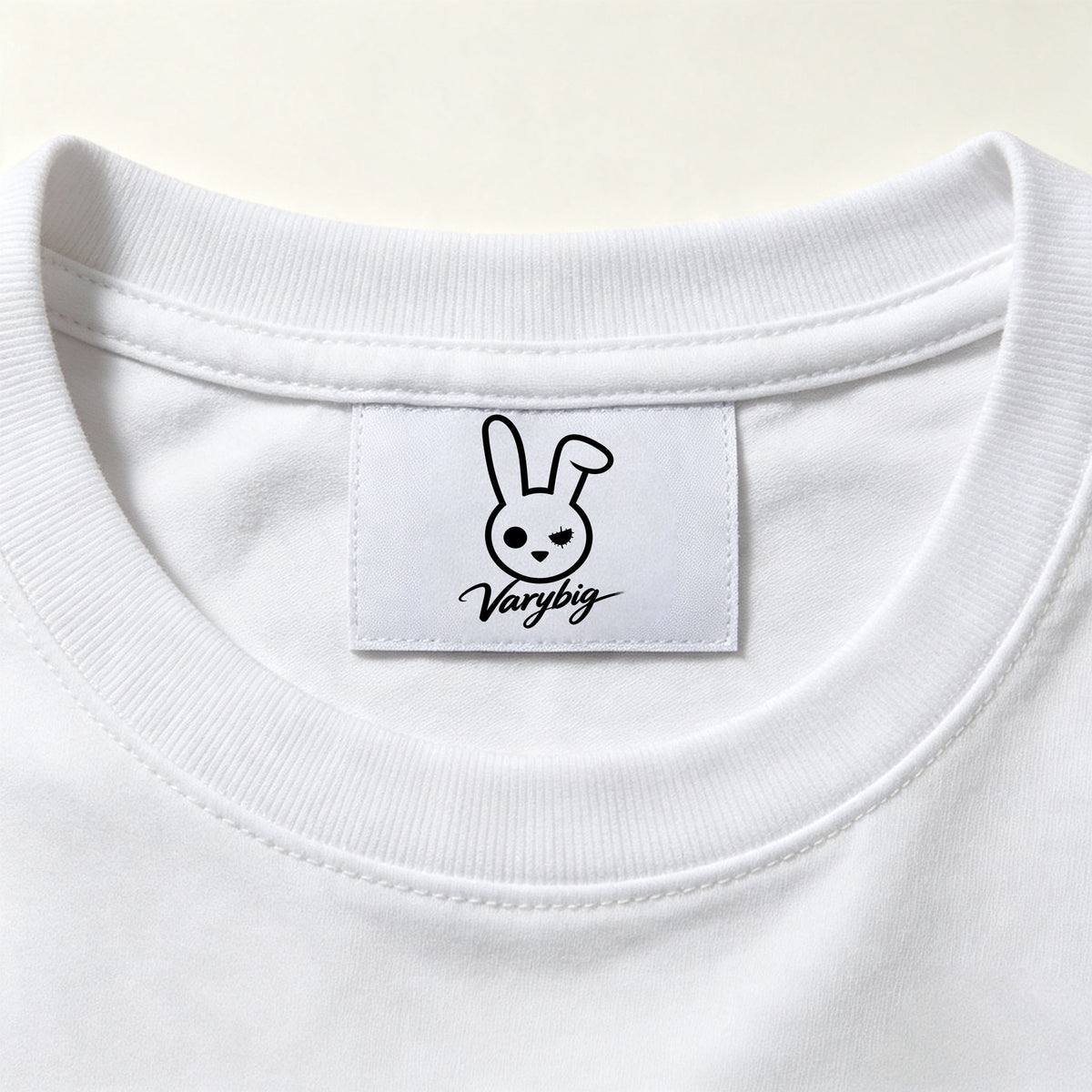 Varybig Soft Cotton Plain White T‑Shirt, Everyday Wear Crew Neck Short Sleeve Casual Unisex Tees