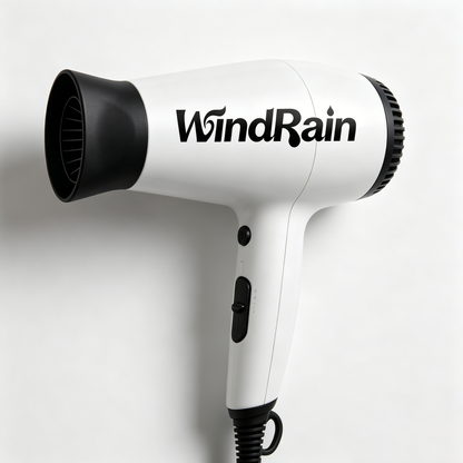 WindRain Professional Ionic Hair Dryer, Fast Drying Low Noise Blow Dryer with Multi Heat & Speed Settings, Lightweight Portable Salon Hair Blower for Home Travel Hair Styling