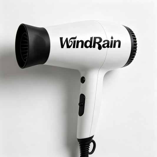 WindRain Professional Ionic Hair Dryer, Fast Drying Low Noise Blow Dryer with Multi Heat & Speed Settings, Lightweight Portable Salon Hair Blower for Home Travel Hair Styling