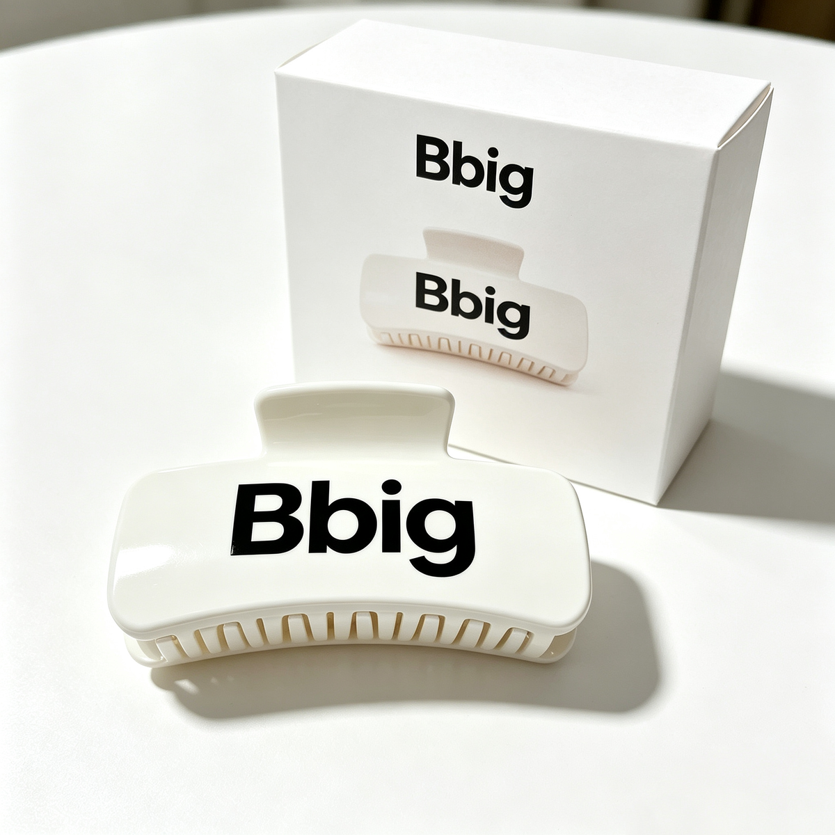 Bbig Large Hair Claw Clips, 2‑Pack Non‑Slip Strong Hold Hair Barrettes for Women Thick & Long Hair, Fashion Hair Accessories
