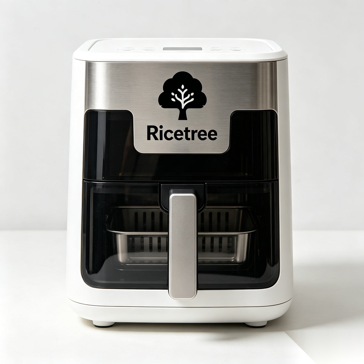 Ricetree Digital Air Fryer, Large Capacity Visible Window Air Fryer Oven for Healthy Oil-Free Home Cooking