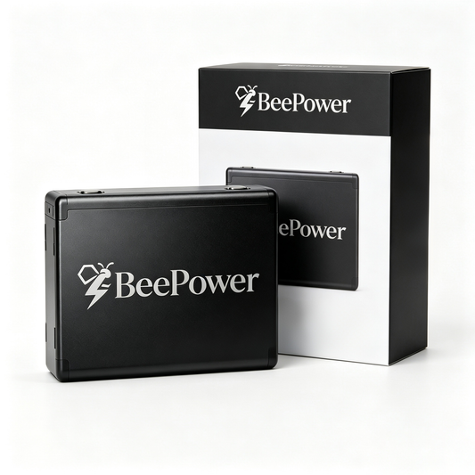 BeePower High‑Capacity Portable Power Charger, Fast Charging Outdoor Power Bank, Heavy‑Duty Backup Power Supply For Camping, Travel, Emergency Use
