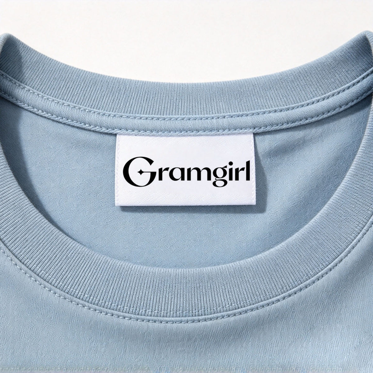 Gramgirl Women's Crew Neck Short Sleeve T-Shirt, Slim Fit Cropped Basic Tee, Soft Skin Friendly Casual T-Shirts for Women Daily Wear