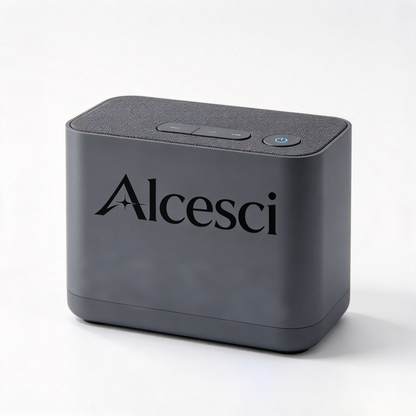 Alcesci Wireless Bluetooth Speaker, Portable Compact Speaker with Clear Stereo Sound, Rechargeable Bluetooth Audio Device for Home Office Travel Party