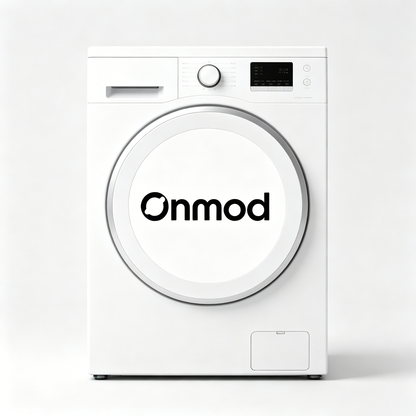 Onmod Front Load Washing Machine, Compact High Efficiency Laundry Washer with Multiple Washing Modes, Digital Control & Low Noise Household Clothes Washer for Apartment & Family Use