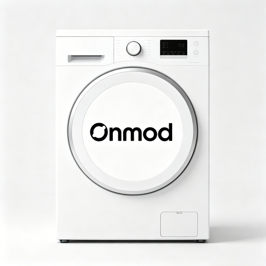 Onmod Front Load Washing Machine, Compact High Efficiency Laundry Washer with Multiple Washing Modes, Digital Control & Low Noise Household Clothes Washer for Apartment & Family Use