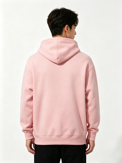 【SlowHouse Pink Hoodie】—— Cozy Comfort & Minimalist Style for Everyday