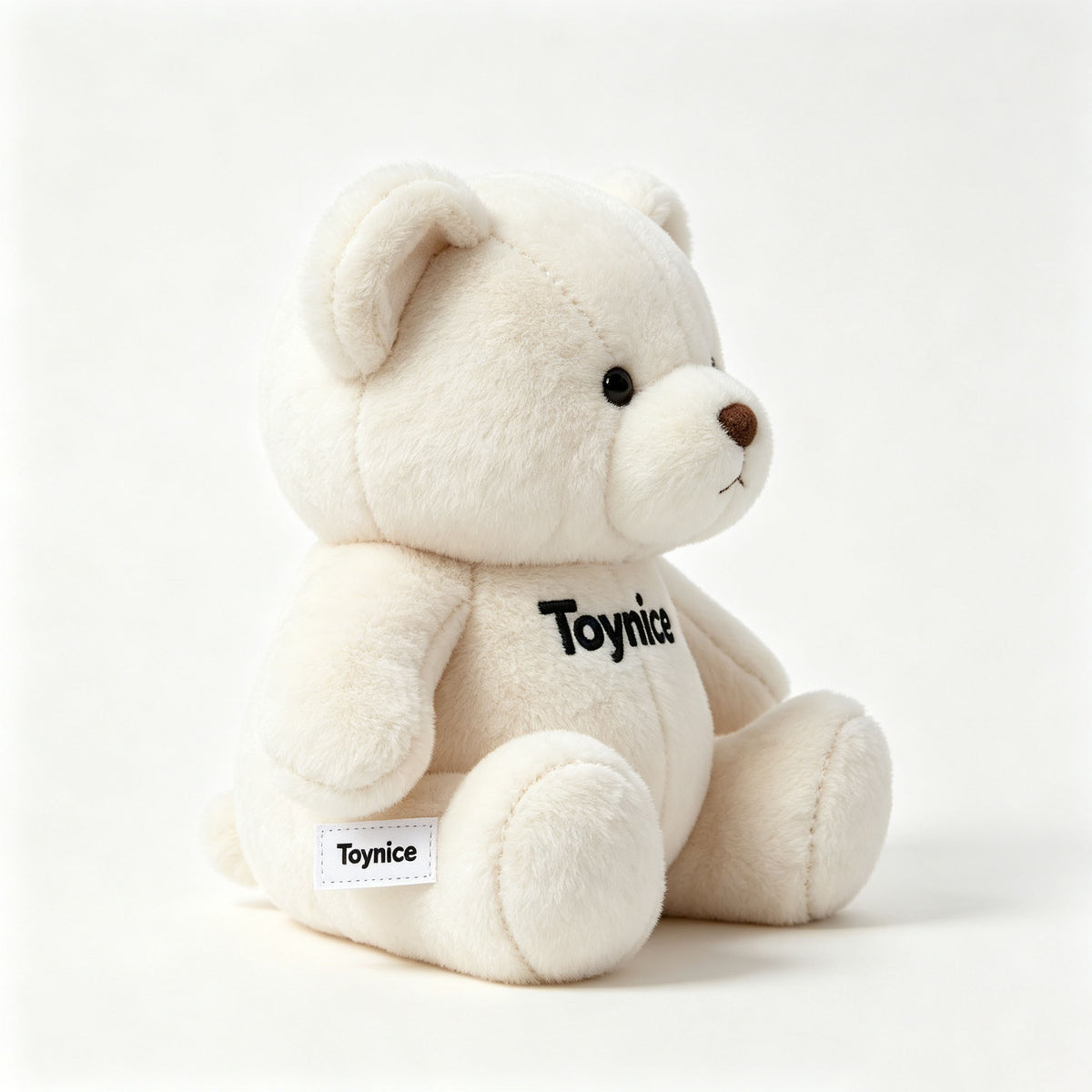 Toynice Sitting Teddy Bear Plush Toy, Soft Cuddly Stuffed Animal Bear Doll, Premium Gift-Packed Plush for Kids Adults