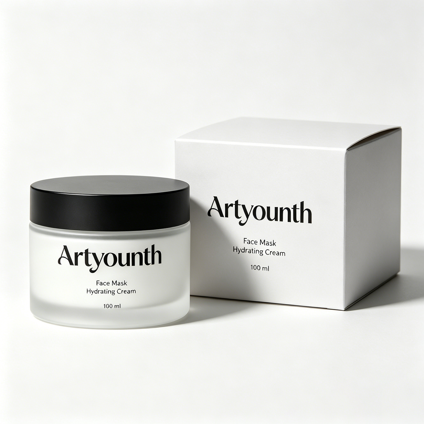 Artyounth Hydrating Cream Face Mask, Overnight Moisturizing Sleeping Mask, Deep Nourishing Skin Repair Facial Mask for Dry Dull Sensitive Skin, 100ml