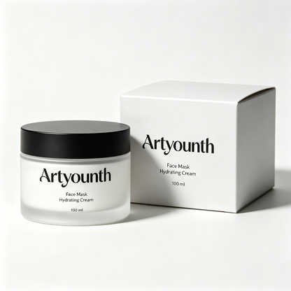 Artyounth Hydrating Cream Face Mask, Overnight Moisturizing Sleeping Mask, Deep Nourishing Skin Repair Facial Mask for Dry Dull Sensitive Skin, 100ml