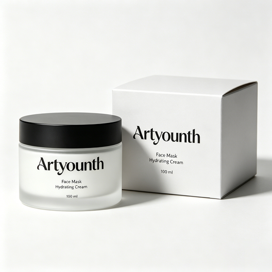Artyounth Hydrating Cream Face Mask, Overnight Moisturizing Sleeping Mask, Deep Nourishing Skin Repair Facial Mask for Dry Dull Sensitive Skin, 100ml