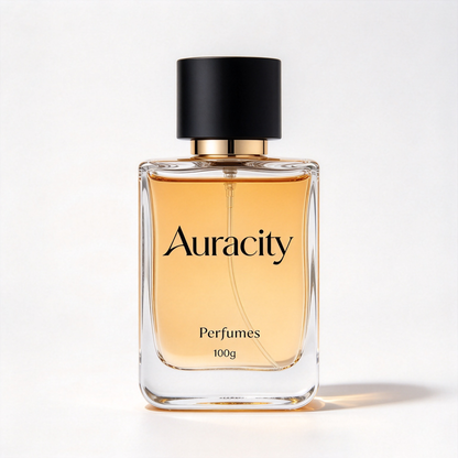 Auracity Men's Eau de Parfum, Woody Warm Long Lasting Fragrance for Men, Classic Square Glass Bottle Perfume with Gift Box