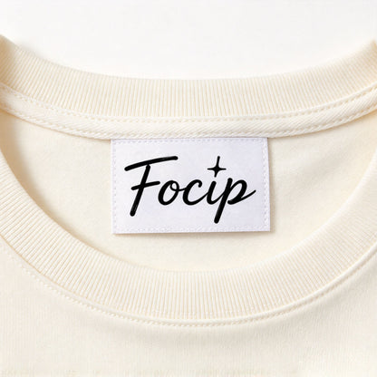 Focip Women's Crew Neck Short Sleeve T-Shirt, Slim Fit Cropped Basic Tee, Soft Stretchy Casual T-Shirts for Women Daily Wear