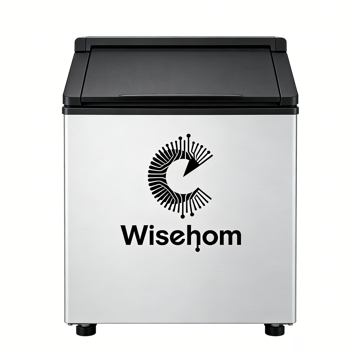 C Wisehom Commercial & Residential Stainless Steel Ice Maker, Automatic Fast Ice Making Machine, High Capacity Under Counter Ice Machine for Bar, Home, Restaurant