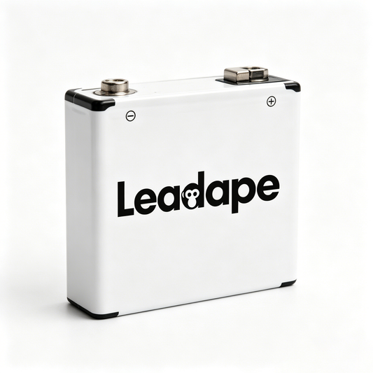 Leadape High Capacity 9V Square Battery, Long Lasting Stable Voltage Dry Cell Battery, Replacement Power Supply for Multimeter Remote Smoke Detector Guitar Microphone