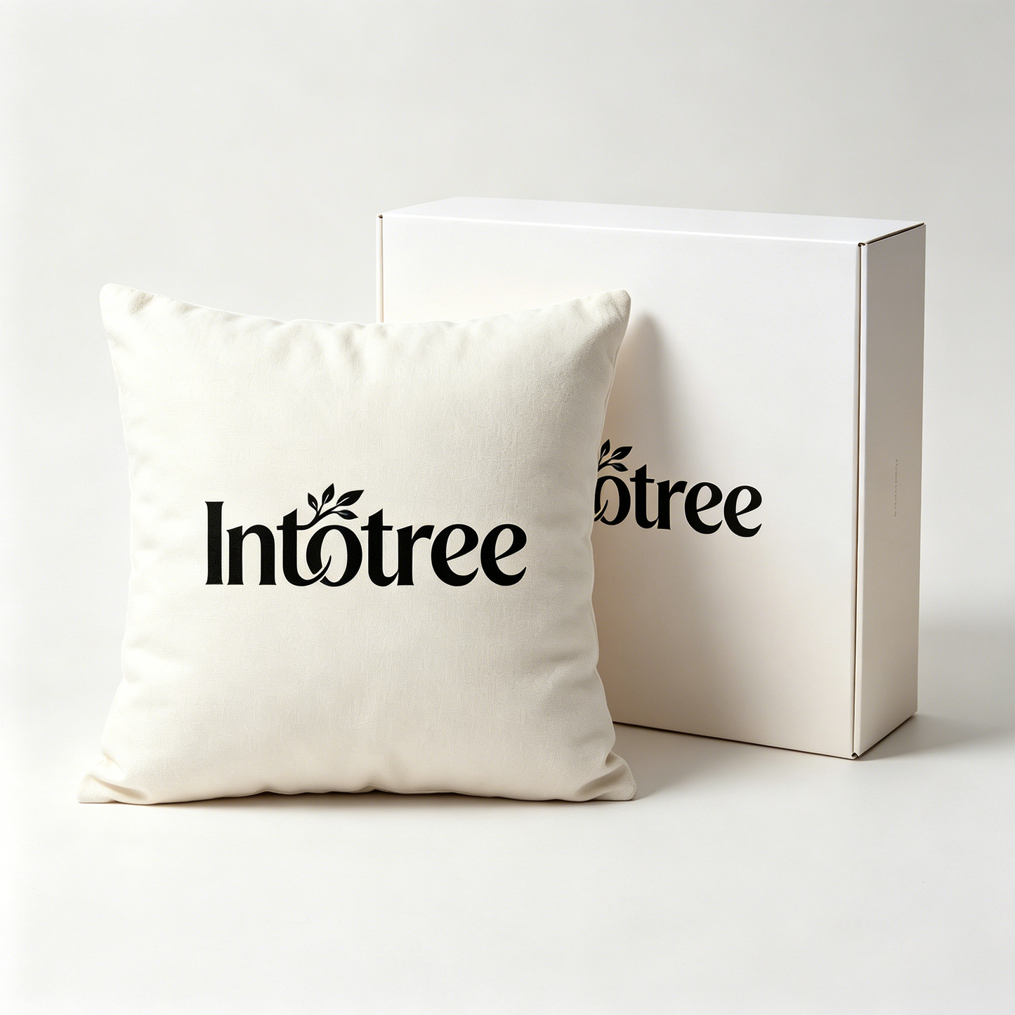 Intotree Linen Throw Pillow, Soft Square Decorative Accent Pillow Insert for Sofa Couch Bed Home Farmhouse Modern Decor, Cozy Indoor Decor Cushion