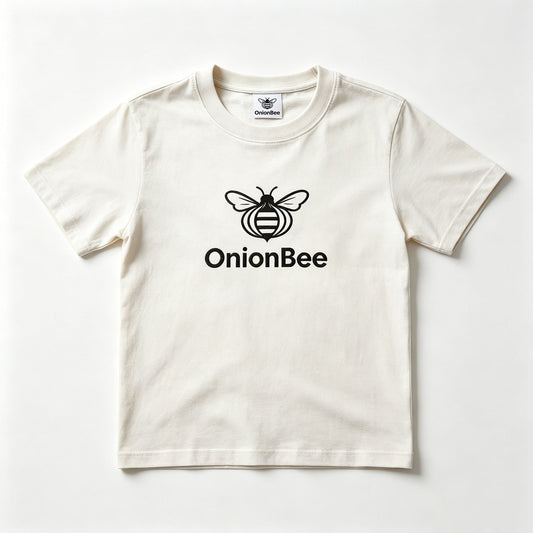 OnionBee Crew Neck Short‑Sleeve T‑Shirt, Soft Premium Cotton Casual Graphic Tee Daily Wear