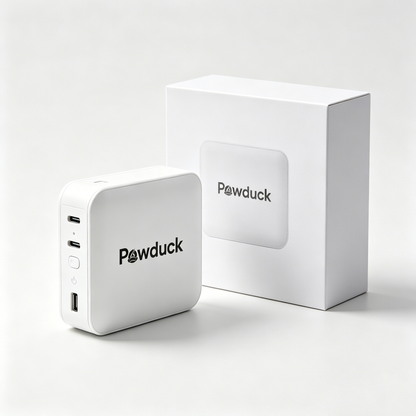 Powduck Portable Power Bank Charger, Multi Port USB C Fast Charging Portable Charger, Compact Lightweight External Battery Pack for iPhone Android Travel Daily Use